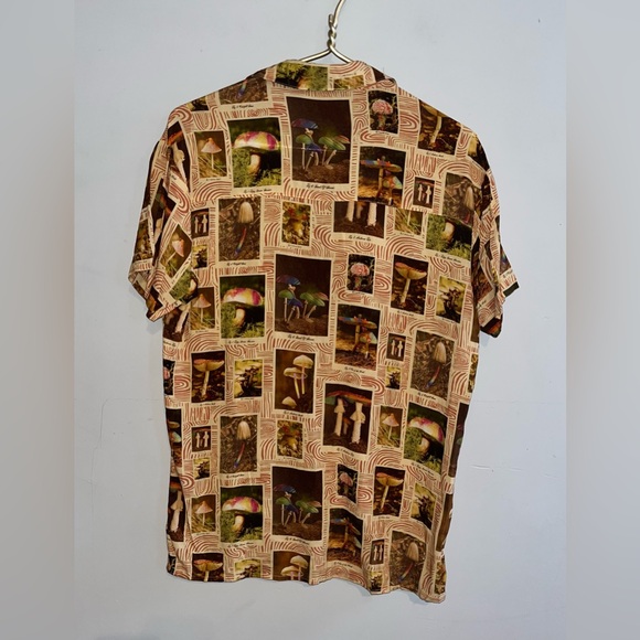 DRAVUS Zaedia Mushroom Button Down Shirt sz M - Picture 4 of 12